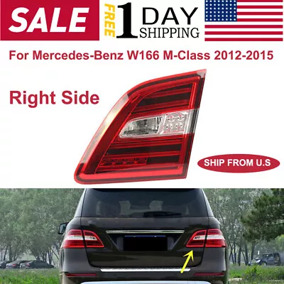 Right Passenger Inner Tail Light Rear Lamp For Mercedes Benz W166 ML 2012-2015 • $75.49