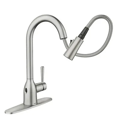 Moen 87205ewsrs Birchfield Touch-less 1-handle Kitchen Faucet Spot Res Stainless • $125.87