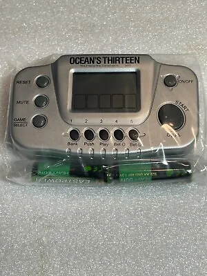 Ocean's Thirteen Handheld Video Poker Game Warner Bros Batteries Included NIB • $12.74