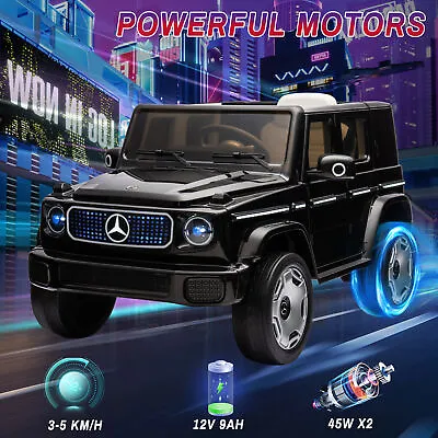 Kids Ride On Car 12V Licensed Mercedes-Benz EQG Electric Remote Control Car Toys • $266.79