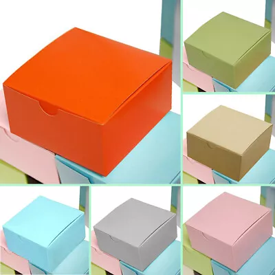 300 Pcs Cake FAVOR BOXES 4 X4 X2  Wedding Party Decorations GIFT Supply SALE • $56.19