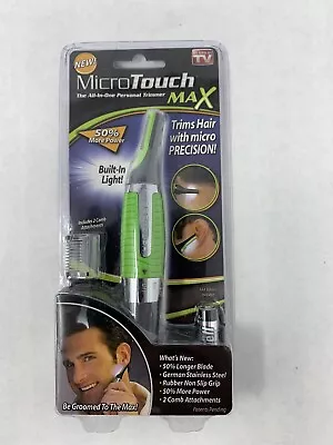 Micro Touch Max All In One Personal Hair Trimmer W/LED Light For Nose Ears Neck • $15