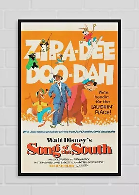 $17.99 • Buy Song Of The South Brer Bear Fox Rabbit Uncle Remus Disney Movie Poster Print 