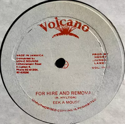 Eek-A-Mouse / Michigan & Smiley - For Hire And Removal / Lu-Be-Lu (12  Maxi) ( • $37.50