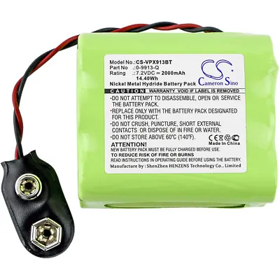 0-9913-Q Battery For Visonic Powermax    2000mAh / 14.40Wh  Ni-MH   7.20V    NEW • $30.29