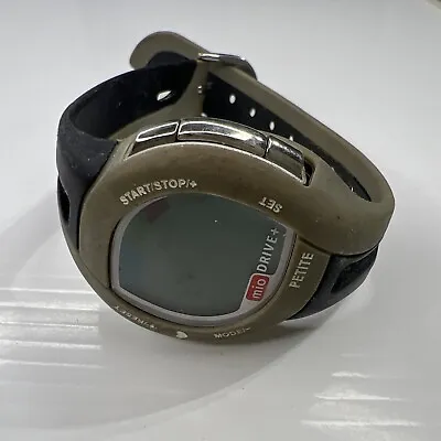 MIO Drive Petite Physi Cal WR30M ECG LCD Sport Heart Rate Retro Watch Untested • $6