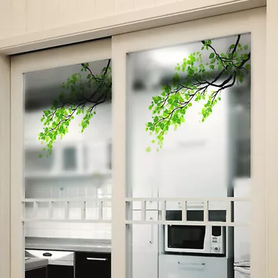 DIY Green Tree Leaves Art Window Glass Decals Wall Sticker Removable Home Decor • $18.04