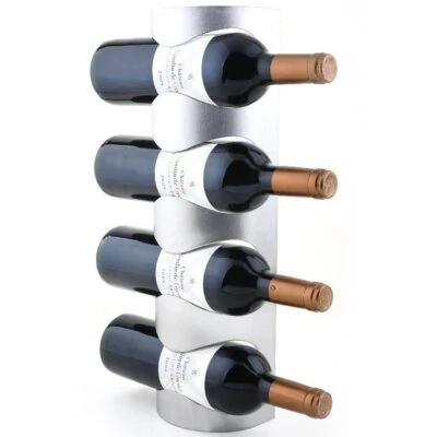 $36.75 • Buy Wine Bottle Shelf Stainless Steel Bottle Wall Mounted Wine Holder Rack Household