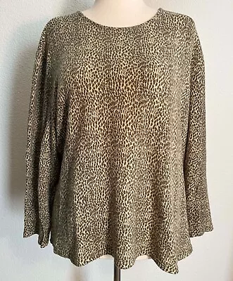 Marina Rinaldi Virgin Wool Scoop Neck Sweater XXL • $28