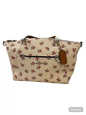 Coach Unique Prairie Satchel With  Floral Print -excellent Condition • $190