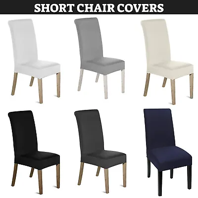£18.99 • Buy Dining Chair Seat Covers Banquet Home Protective Stretch Removable Slip Cover