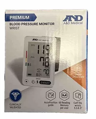 Blood Pressure Monitor A&D Medical Premier Digital Wrist UB-543 • $37.95