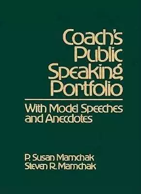 Coachs Public Speaking Portfolio: With Model Speeches And Anecdotes - GOOD • $4.18