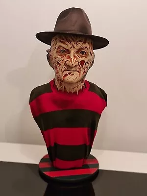 1:1 Freddy Krueger Deluxe Bust - Overhauled Trick Or Treat Studios Mask. • $429.56