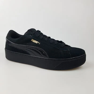 $52.49 • Buy Women's PUMA 'Vikky Platform' Sz 8.5 US Shoes Black Suede | 3+ Extra 10% Off