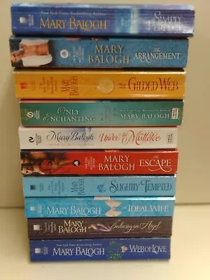Mary Balogh Lot Of 10 PB Romance Novels • $39.95