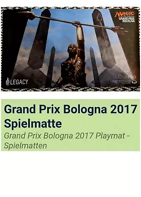 MTG 2017 Grand Prix Bologna Magic The Gathering Playmat Ultra Rare Pro Spielmate • £30.74