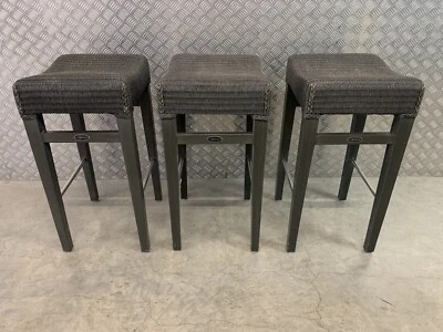 £395 • Buy Neptune Montague Kitchen Dining Lounge Bar Stool X3 - Lloyd Loom Style
