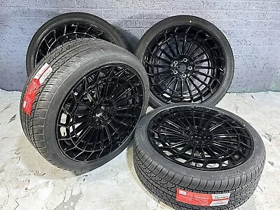 20x8.5 20x9.5 Gloss Black Mercedes Wheels Rims Tires S580 S63 GLC EQS C300 E300 • $1999