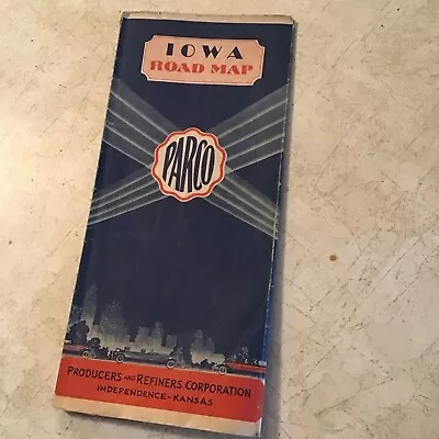 Road Map PARCO GASOLINE  IOWA • $10