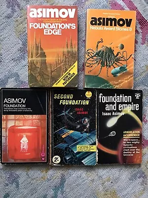 £35 • Buy Isaac Asimov Science Fiction Vintage Paperbacks X 5 Panther. 1 Brown Watson
