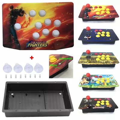 DIY Arcade Joystick Kits Acrylic Multiple Artwork Panel Flat Case Box • $35.99