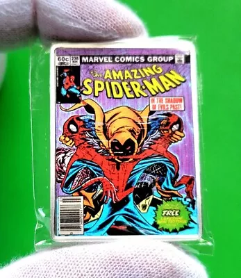 NEW! Vintage Marvel Comics Spider-Man #238 - 1oz .999 Fine SILVER Art Bar W COA  • $54.01