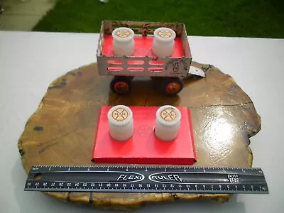 Vintage 1930s Marx Toy Stake Dairy / Milk Trailer - Insert & Bottles Only Parts • $34.99