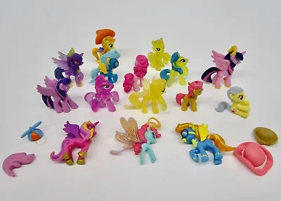 My Little Pony MLP Mini Figures 2  Blind Bag Lot Of 15 Cake Topper Plus Hats • $24.99