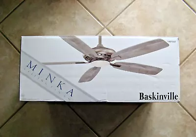 Minka 1461047 Baskinville 52 Inch Ceiling Fan Pewter Finish • $151.99