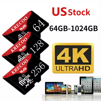 64G 128G 256GB Micro SDXC Card Memory Card TF Card With Free Adapter High Speed • $9.23