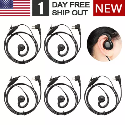 5X Swivel PTT Earpiece For Motorola RLN6423 HKLN4604 RDM2070D RMU2080 Mag BPR40 • $46.98