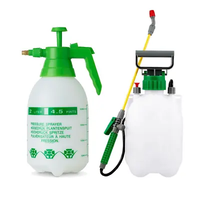 2/5/8/10L Garden Pressure Spray Bottle Portable Hand Pump Sprayer Weed Chemical • £8.49