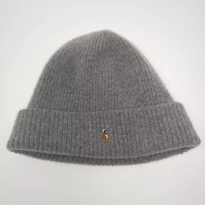 Polo Ralph Lauren Men's Gray Wool Blend Beanie OSF • $17.95