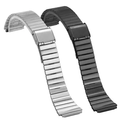 Vintage Watch Band For Casio A158 A168 Block Bracelet 18mm 20mm Strap Men Women • $12.33