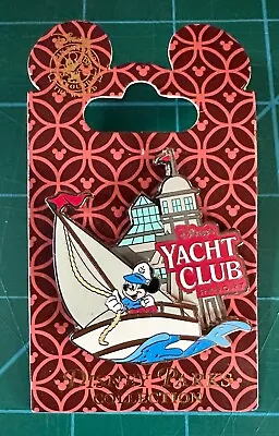 Disney Pin 88773 Disney's Yacht Club Resort Logo - Mickey Sailing NEW • $23