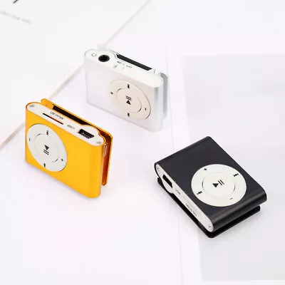 USB Mini Portable MP3 Music Player Clip Support 32GB Micro TF Card Earphone • $2.63