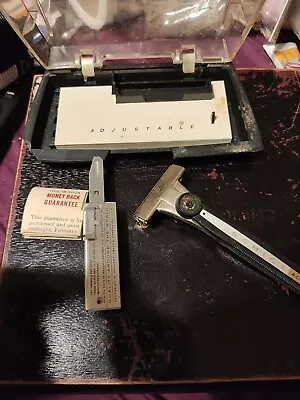 Vintage SCHICK - Adjustable By Schick Razor - With Plus Platinum Blades And Case • $45