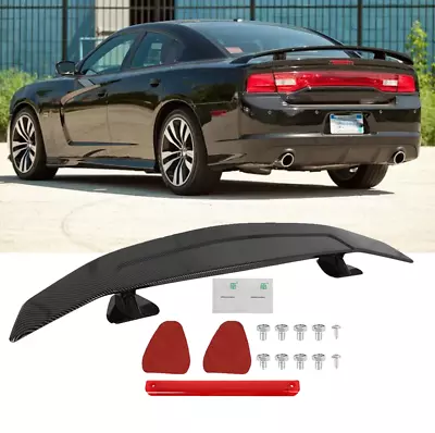 47'' Rear Trunk Spoiler Lip Wing GT Style Carbon Look For Dodge Charger SRT • $99.19