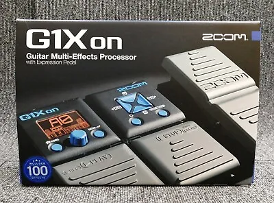 $114.94 • Buy ZOOM G1XON Guitar Multi-Effects Processor Expression Pedal W/ AC Adapter [USED]