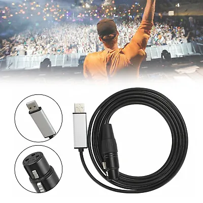 £23.50 • Buy USB To DMX Interface Adapter DMX512 Stage Light Controller Cable For Computer UK