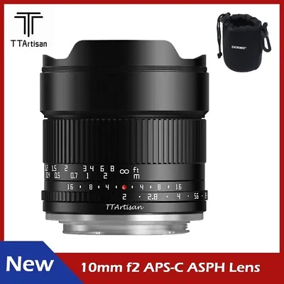 TTArtisan APS-C 10mm F2 ASPH APS-C Frame Lens M43 Mount For OLYMPUS Panasonic • $139