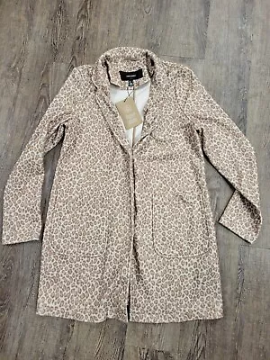 Vero Moda NWT Women's Size S Cozy Brushed Sofia Tigers Eye Jacket Long Button • $24.99