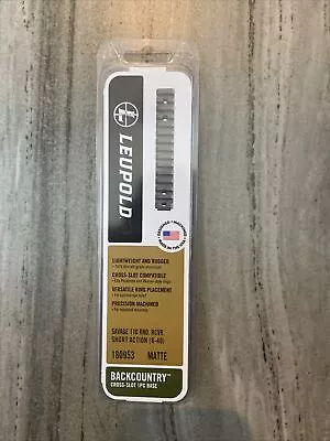 Leupold BackCountry Cross-Slot Savage 110 Round Rcvr SA (8-40) Scope Rail 180953 • $42.49