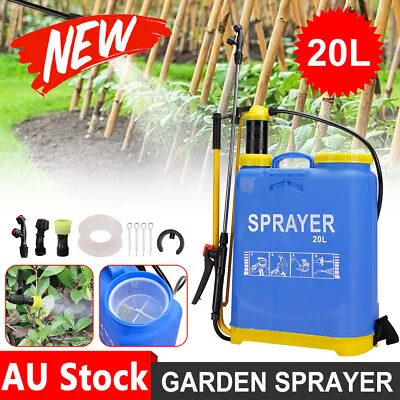 Weedsprayer Garden Sprayer Backpack Knapsack Pump Weed Chemical Spray Pressure • $43.85