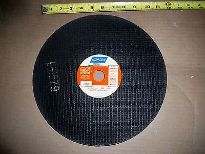 3pc-12 X1/8 X1 NORTON REINFORCED  MASONARY  CUT-OFF WHEEL BLADE ABRASIVE CUTOFF • $59