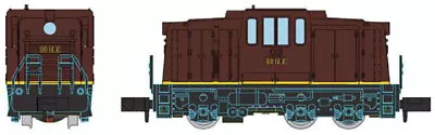 Micro Ace A1045 C Type Diesel Steam Locomotive DD12 Type Brown Yellow Belt • $78.79