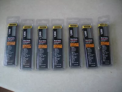 £27.99 • Buy Stanley Tools SWKBN Brad Nail 15mm 7 X Pack 1000