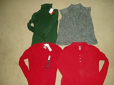 NWT  WOMEN'S Lot Of 4 STYLISH LONG & SHORT SLEEVE SHIRTS  Size M H&M • $16