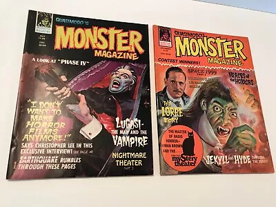 Vintage Lot Of 2 Quasimodos Monster Magazine Unread Condition • $19.99